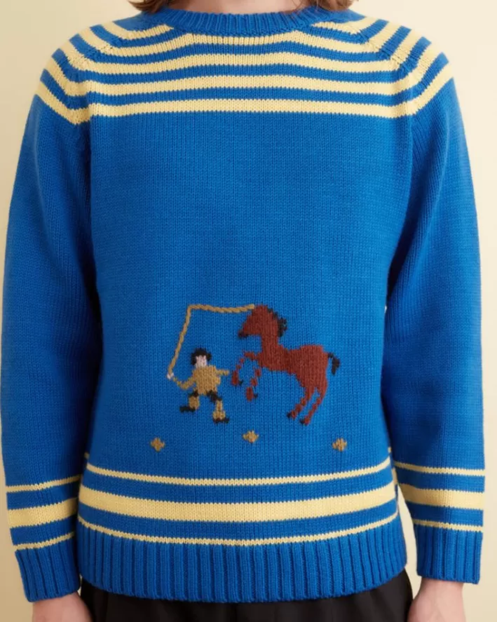 Men BODE Knitwear<Pony Lasso Sweater Multi