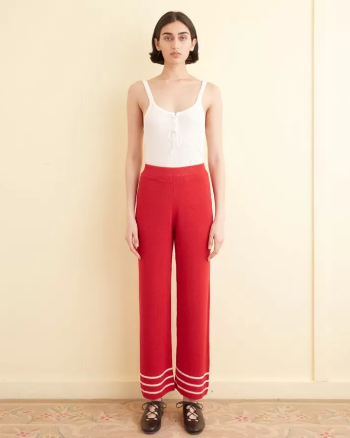 Women BODE Knitwear<Quincy Stripe Joggers