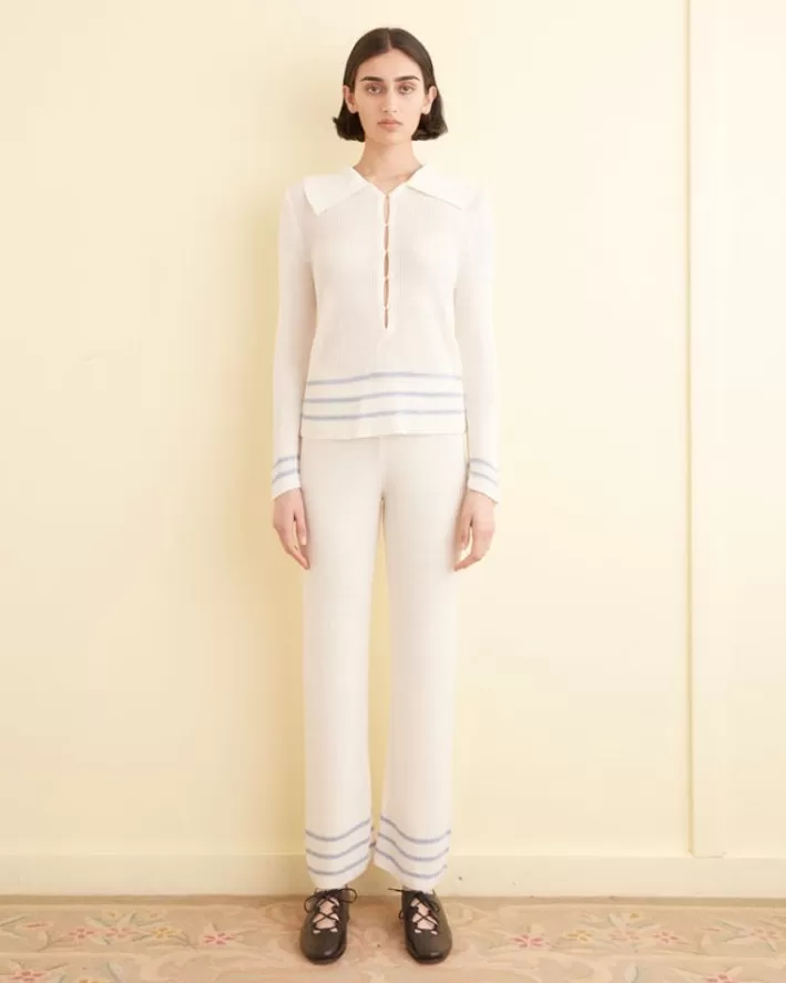 Women BODE Knitwear<Quincy Stripe Joggers