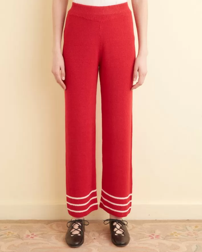 Women BODE Knitwear<Quincy Stripe Joggers