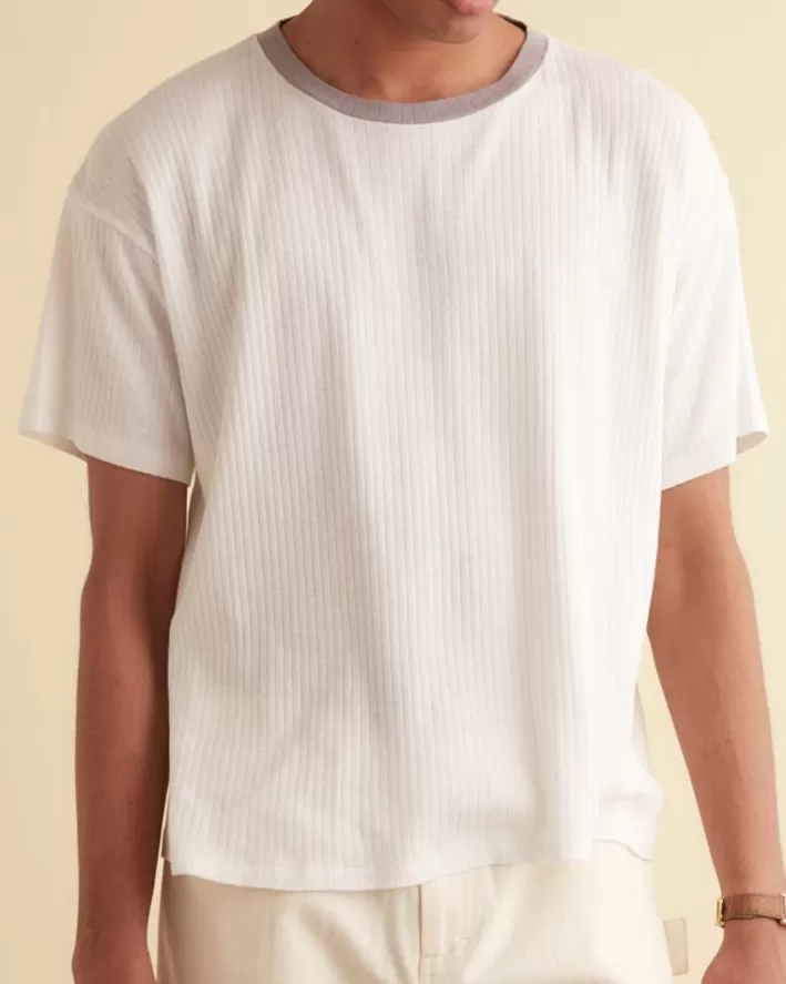 Men BODE Cut & Sew<Rib Boxy Tee