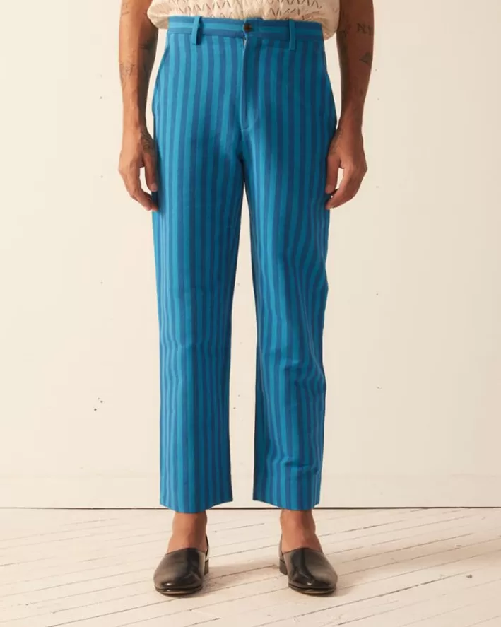 Men BODE Trousers & Pants<River Stripe Trousers