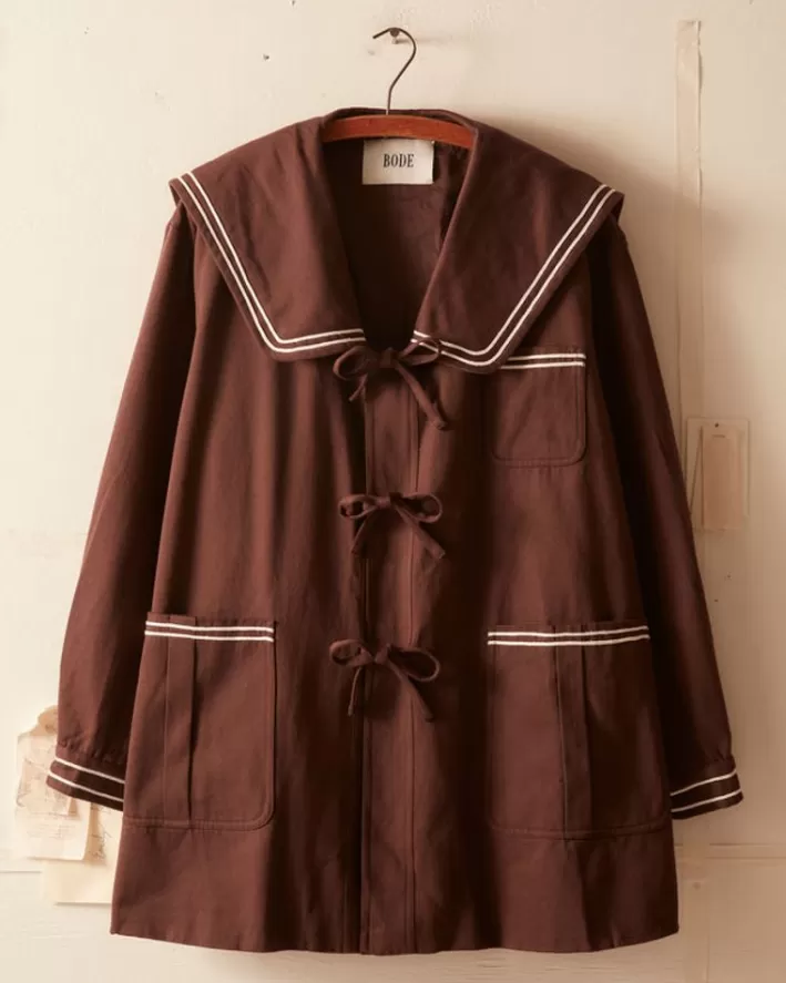 Men BODE Outerwear<Sailor Coat - Brown