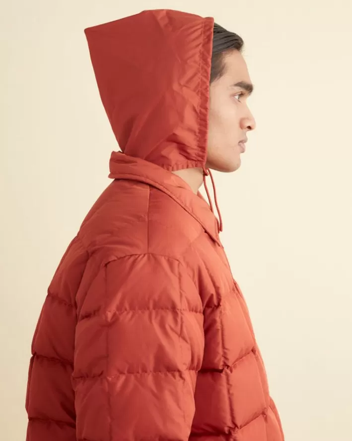 Men BODE Outerwear<Seattle Puffer Jacket - Brick