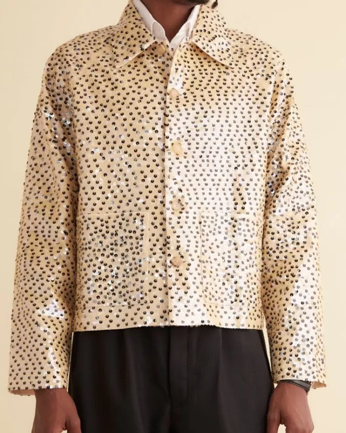 Men BODE Outerwear<Sequined Forsythia Jacket