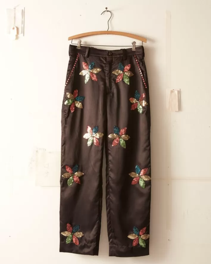 Men BODE Trousers & Pants<Sequined Pinwheel Trousers