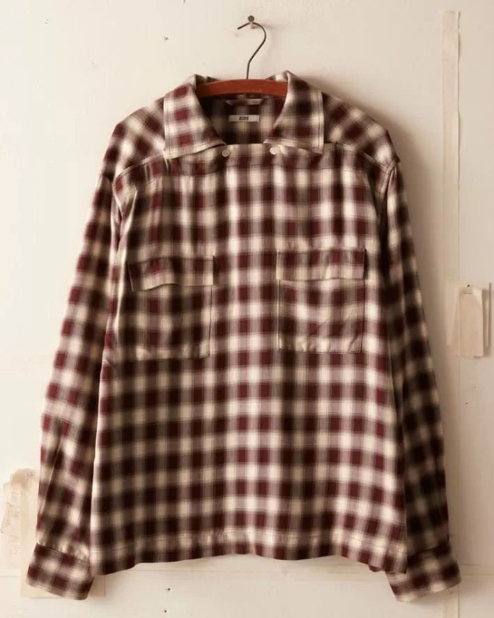 Men BODE Shirts<Shadow Plaid Wrenn Shirt