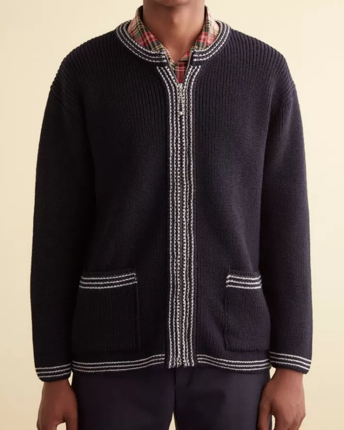 Men BODE Knitwear<Shaker Stitch Cardigan