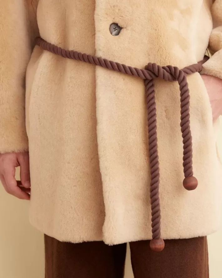 Men BODE Outerwear<Shearling Teddy Coat