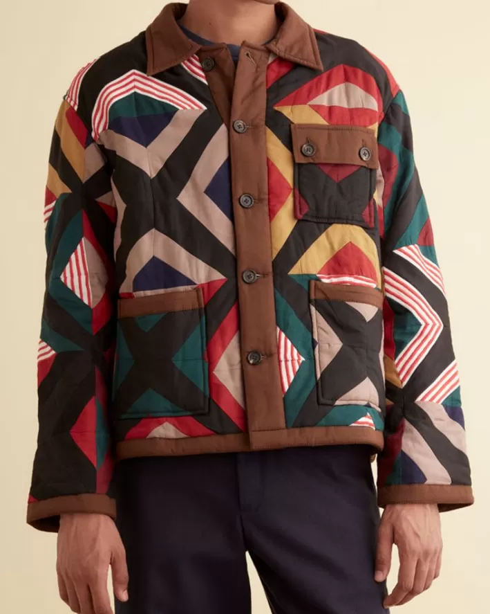 Men BODE Outerwear<Star Cross Quilt Jacket