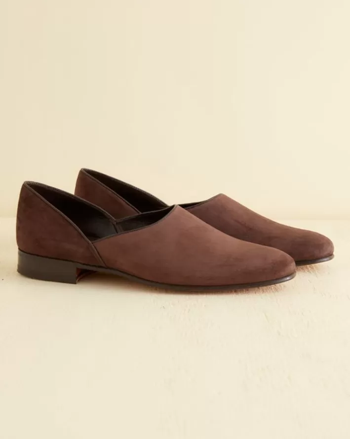 Men BODE Shoes<Suede House Shoe - Brown