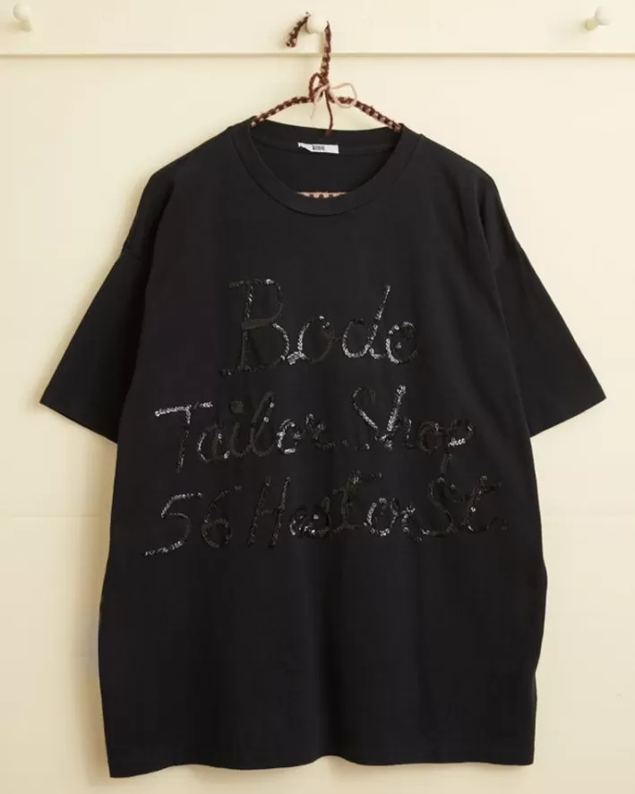 Men BODE Cut & Sew<Tailor Shop Tee - Black