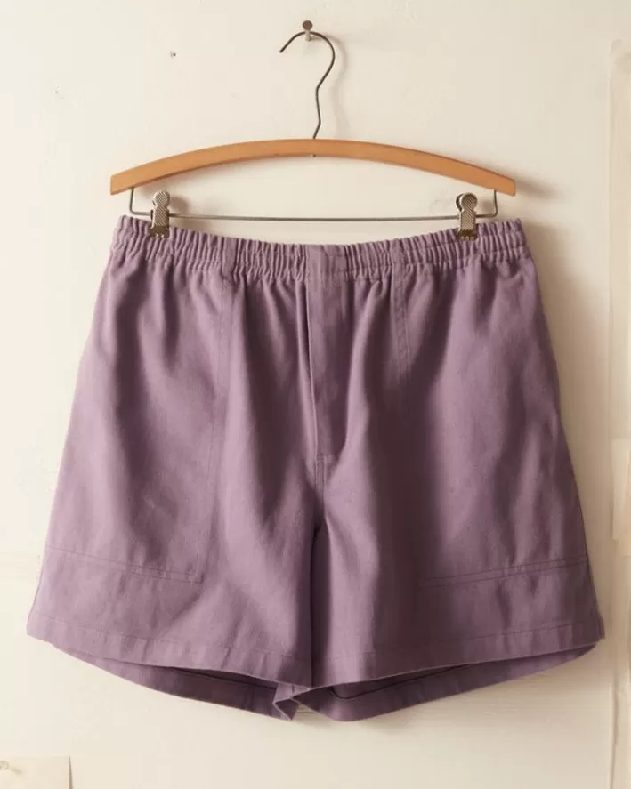 Men BODE Shorts<Twill Rugby Short - Lavender