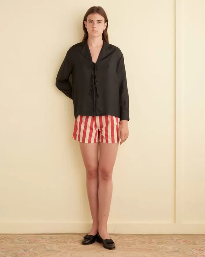 Women BODE Shorts<Valance Stripe Boxer Shorts