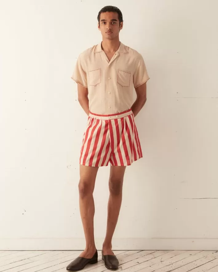 Men BODE Shorts<Valance Stripe Boxer Shorts