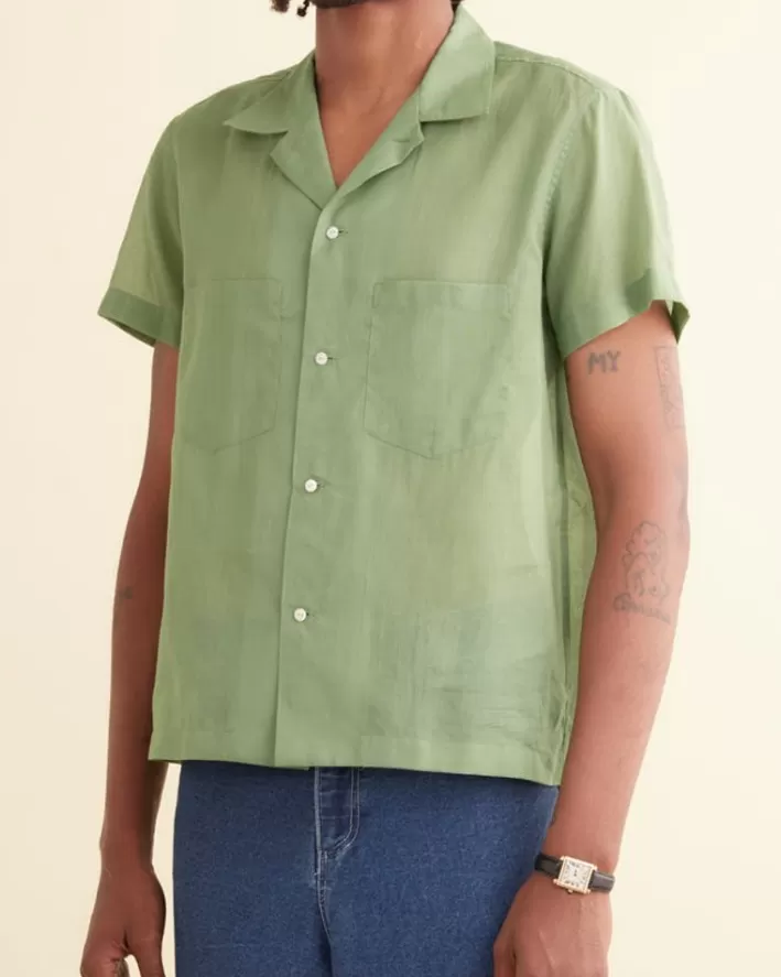 Men BODE Shirts<Voile Short Sleeve Shirt