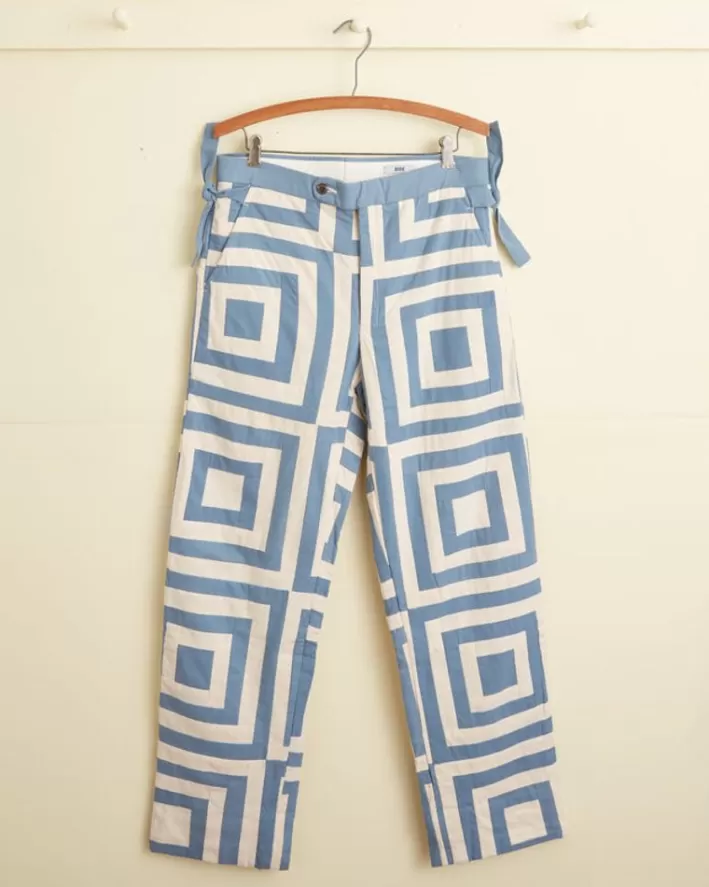 Men BODE Trousers & Pants<White House Steps Quilt Trousers