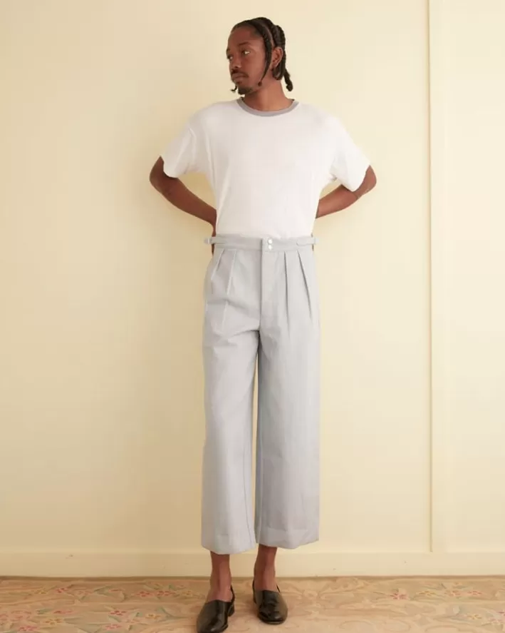 Men BODE Trousers & Pants<Wide Leg Snap Trousers - Light